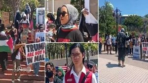 ‘ডাম্প ট্রাম্প’ প্ল্যাকার্ডে উত্তাল মালয়েশিয়া