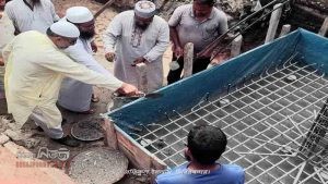 চিরিরবন্দরে মসজিদের ভিত্তিপ্রস্তর স্থাপন