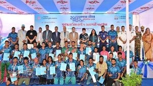 ২১তম জাতীয় দূরপাল্লা সাঁতার প্রতিযোগিতা অনুষ্ঠিত