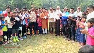 চাঁপাইনবাবগঞ্জের গোমস্তাপুরে মেধাবী খেলোয়াড় বাছাইয়ে ফুটবল ক্যাম্পের উদ্বোধন
