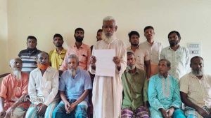 সিরাজগঞ্জের রায়গঞ্জে জাল দলিল বাতিলের দাবিতে সংবাদ সম্মেলন