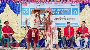 নওগাঁর ধামইরহাটে সমন্বিত পানি সম্পদ ব্যবস্থাপনা ও কঠিন বর্জ্য ব্যবস্থাপনা বিষয়ক সচেতনতা