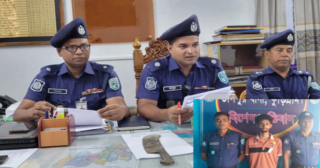 উলিপুরে বাচ্চু হত্যার রহস্য উদ্‌ঘাটন আসামী আটক হত্যায় ব্যবহৃত চাপাতি উদ্ধার