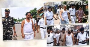 কলকাতায় তরুণ, তাঁর বাবা ও বন্ধুকে নগ্ন করে হাঁটানোর অভিযোগ, গ্রেপ্তার ৩