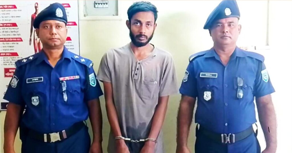 দিনাজপুর সিপাহীপাড়ায় নৈশপ্রহরী হত্যা মামলার আসামি গ্রেফতার
